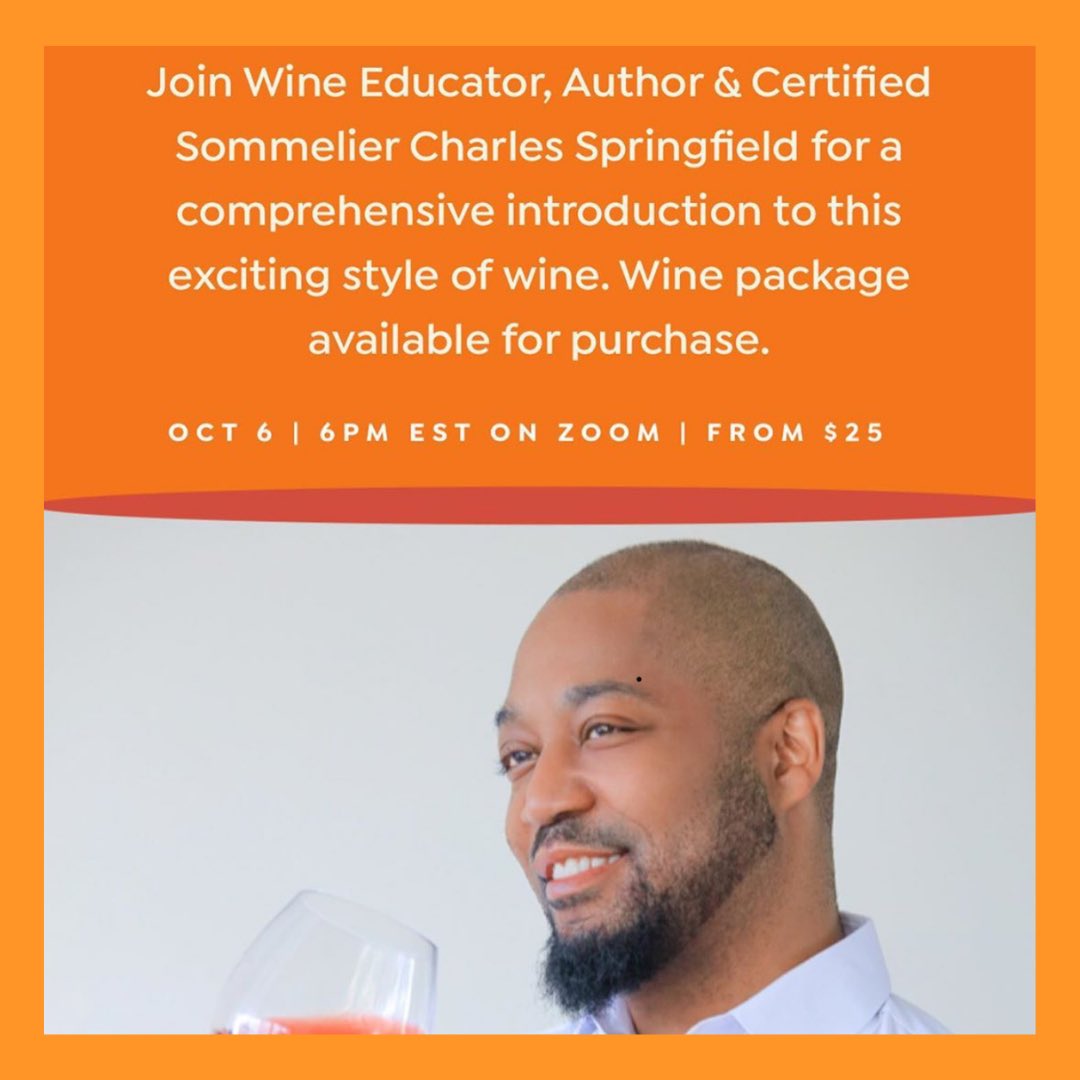 Want an introduction into Orange Wine? Join me on Oct. 6th for a fun, informative Zoom class. $25 Event tickets here with optional Wine Tasting Set sold separately: nationalorangewineday.org/event/orange-w…