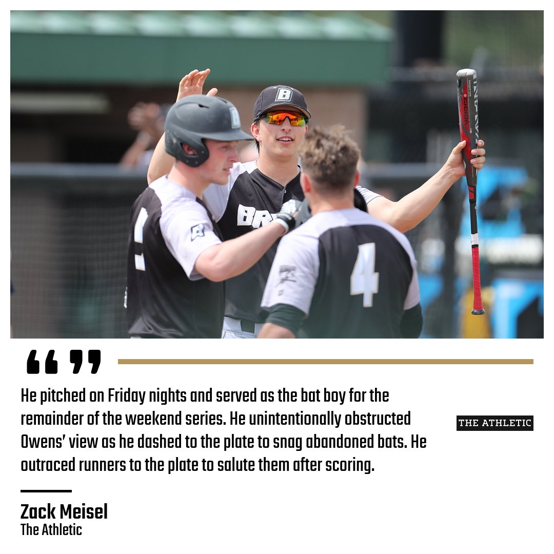 True story. James Karinchak was (still is?) the best bat boy in the country.

Read the full article from @TheAthleticCle 's <a href="/ZackMeisel/">Zack Meisel</a> ⬇️

bit.ly/2FpgaBz ($)