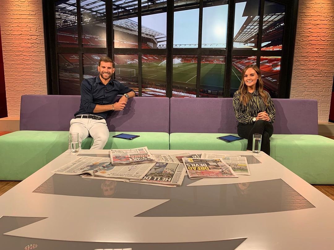 TTManagement_'s tweet image. 💥 📺 🎥 New studio set, but same lovely faces on the first live Premier League Today show ahead of the new season 🙌 #PLToday @KellySomers @AdamHuntSport @premierleague