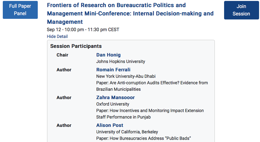 Handing off to the 4PM EST 4th leg on Internal Decision-making and management (something anyone attending now their 4th consecutive Zoom panel on a Saturday will rightly want to reflect on) with Alison Post, Zahra Mansoor,  @rferrali  @MarkBuntaine Joachim Wehner & I. 5/