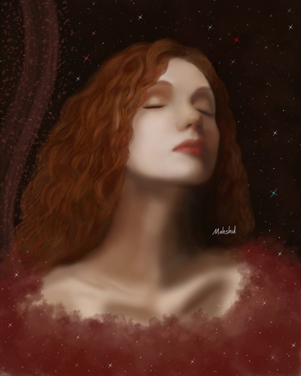 Im_Mehrshid's tweet photo. Another drawing, inspired by a picture from @alexbstoddard .
.
#alexstoddard #art #drawing #painting #digitalart #fanart #digitaldrawing #illustration #نقاشی #طراحی #هنر #نقاشی_دیجیتال #redhair #fantasyart #portrait #deviantart #انیمه #گرافیک #anime #paint #طراحی_چهره #night #red https://t.co/ZGgy5q1xYZ