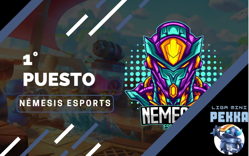 🏆#LigaMiniPEKKA
🥇<a href="/Nemesis_PE/">Némesis eSports</a>
📊Victorias(8) - Derrotas(2)