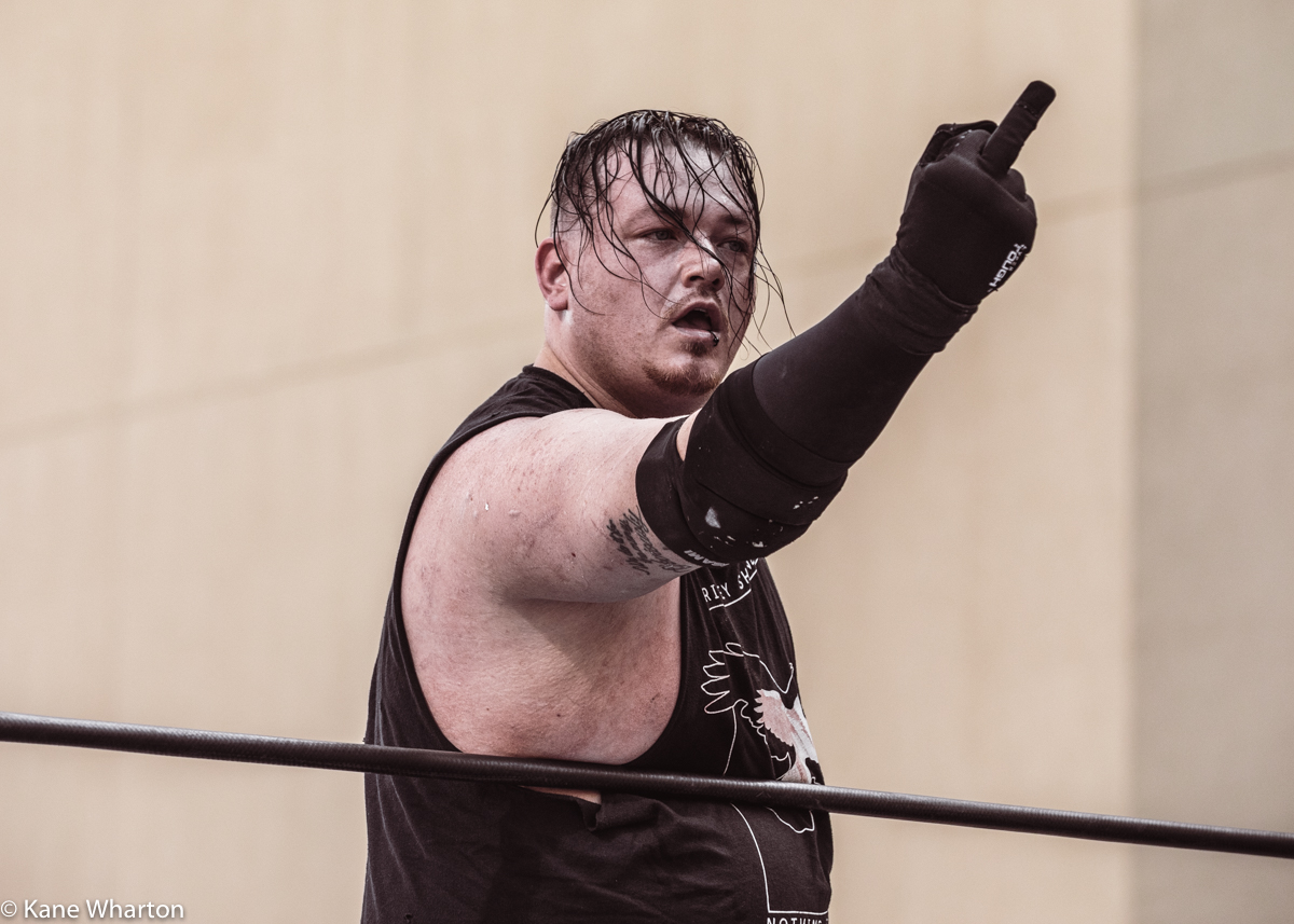 Kane_B13's tweet photo. Members of #44OH have a message for Nick Gage. @GCWrestling_ #gcwtos5 #tournamentofsurvival @RickeyShanePage @Ericryanpro @Atticus_Cogar https://t.co/3UTxASpppi