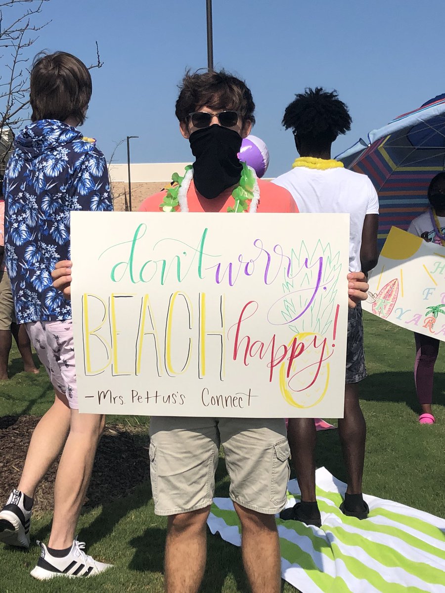 So proud of <a href="/AHS_Alabama/">Athens High School</a> students and SCA for sponsoring a wish for Make-A-Wish America! Just another reason it is so good to be back at school in person!  We had the “Beach” drive by sendoff for our Wish Recipient today! #oneathens