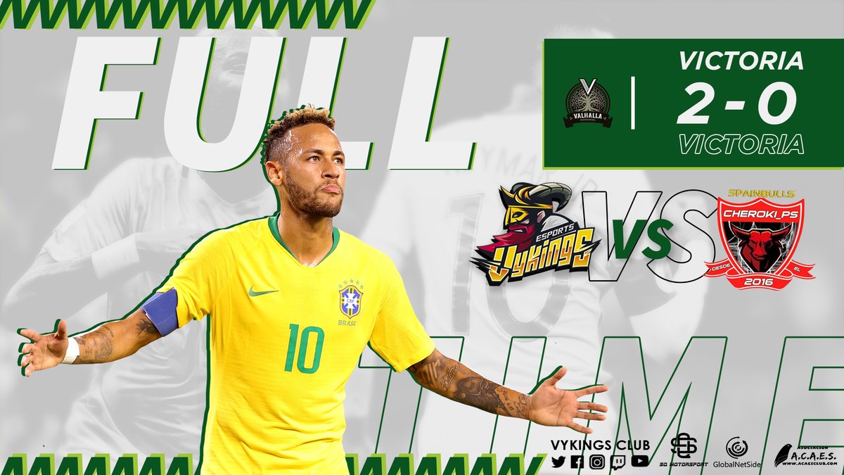 #FIFA | Nuestros vykingos salieron a por todas y finalmente salieron victoriosos en un gran partido.

🆚 | @CherokiBulls
⏰ | 22:20
🏆 | <a href="/Hidro_Valhalla/">Valhalla Hidromiel</a>

#GoVykings