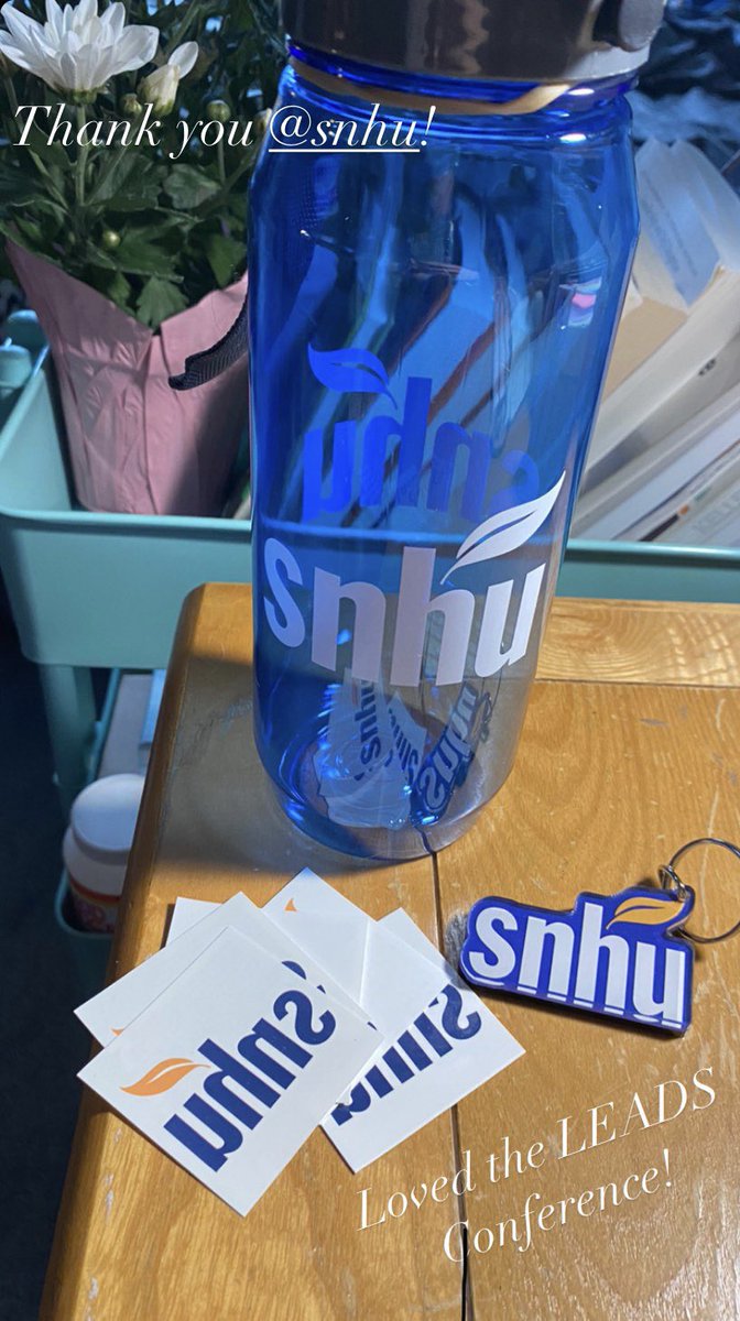 Thank you, <a href="/SNHU/">SNHU</a>! Loved the LEADS conference and the water bottle!