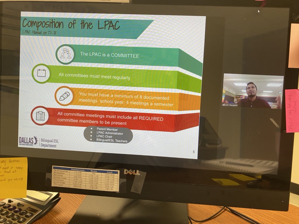 Mr. Rasgado conducting LPAC training full of energy. <a href="/MrRasgado/">Luis Rasgado</a> <a href="/RitaCastilloVe1/">Rita Castillo-Vela</a> <a href="/LLHotchkissElem/">L.L. Hotchkiss ES & MS</a> <a href="/ACEDallasISD/">ACE Dallas ISD</a> #HotchkissHawks #VirtuallyUnstoppable