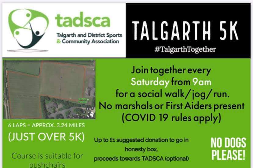 This is a great opportunity to meet new people &amp; to set the pace that suits you. We are incredibly lucky to have the King George V playing fields &amp; the stunning countryside that surrounds them. Maybe see you there in the next couple of weeks #SportForAll #Talgarth #MidWales 👣👣