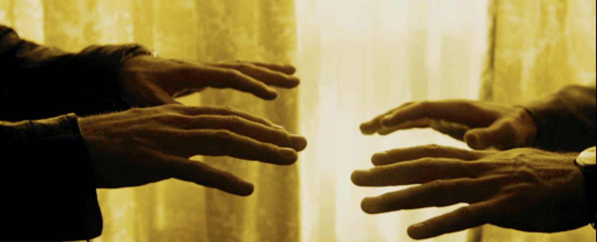 While 2049 contrasts the yellow trail of mystery with bright blues, greens and purples to depict a possible future version for our world, ENEMY's color palette is utterly singular. The story and the way it is told is not anything like our reality. It's sickly, nightmarish yellow.