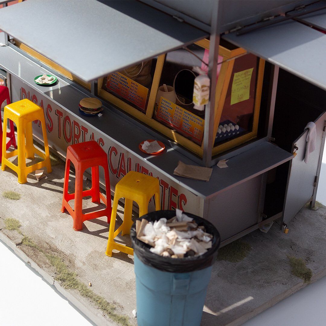 allcitycanvas's tweet photo. La maqueta del talentoso soy_yosa capta a la perfección los detalles de ese puesto de tortas al que siempre vamos. ❤️ https://t.co/Gn43FiijLi
