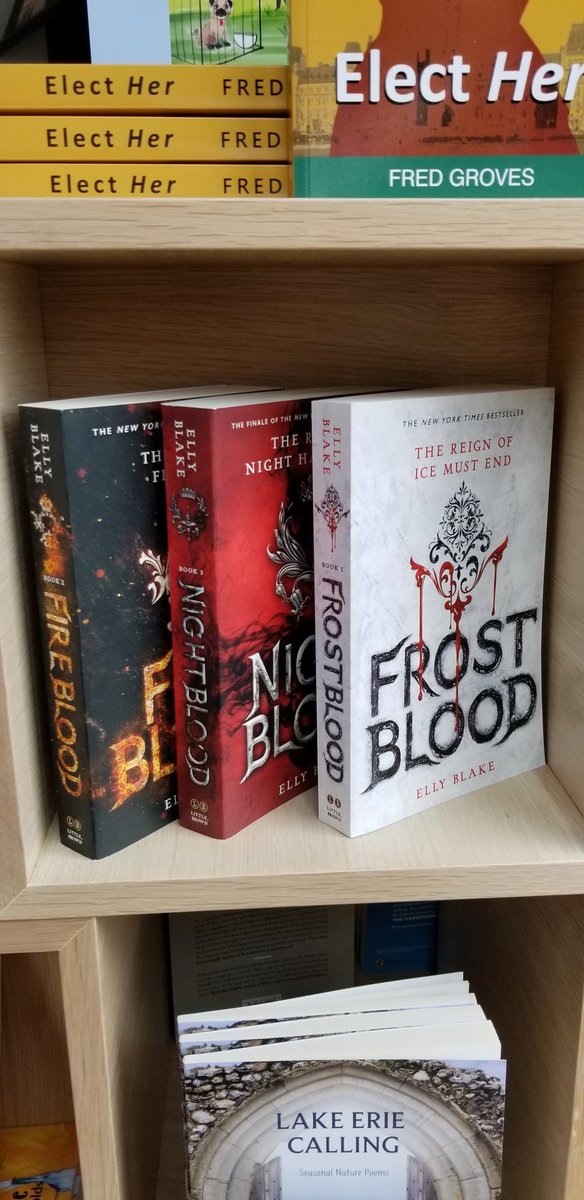 Frost Blood, Fire Blood and Night Blood by NYT bestselling author  @elly_blake