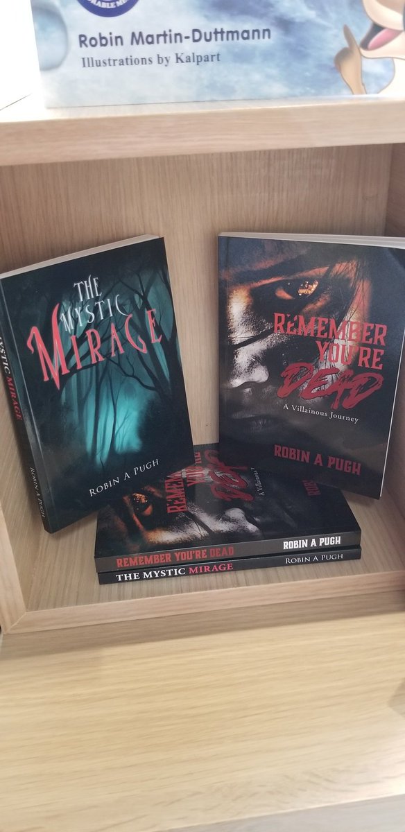 The Mystic Mirage and Remember You're Dead by  @authorrobinpugh