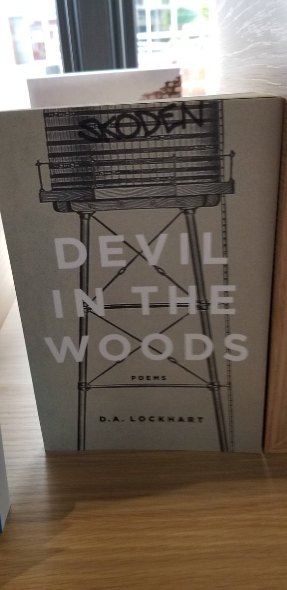 Devil in the Woods by  @WRiverLockhart, a book of poetry.