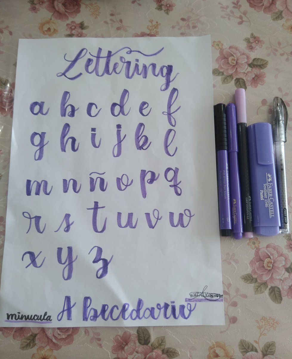 ArbuluNataly's tweet photo. " ABECEDARIO DE LETTERING "
@ArbuluNataly
@FaberCastell
#arte #art #Artista #ArtistoftheSummer #ArtistOnTwitter #Comparteelarte
#Twitter #PeruArte #lettering #abecedariodelettering #abecedario #letras #Peru #LetreandoElAlma #FaberCastell
#letrasenespañol #Lima https://t.co/CNRDqjcul0