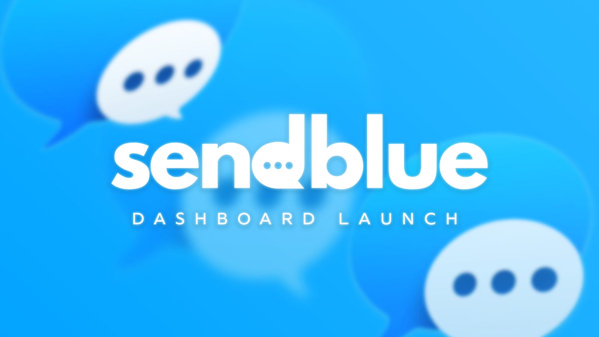 sendbluehq's tweet photo. Today, we proudly announce the launch of our user dashboard. The future of customer interaction is blue.

For info on early access, DM or text us. Follow us to stay tuned for 3 sapphire membership giveaways. https://t.co/V4NRiXLVvh