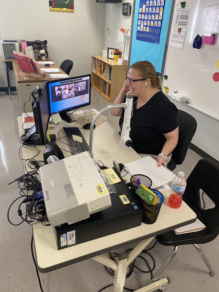 Ms. Ribaya engaging her 5th grade elearners with engaging science lessons. It is awesome to hear students excited about learning.   <a href="/HillsboroughSch/">Hillsborough Schools</a>