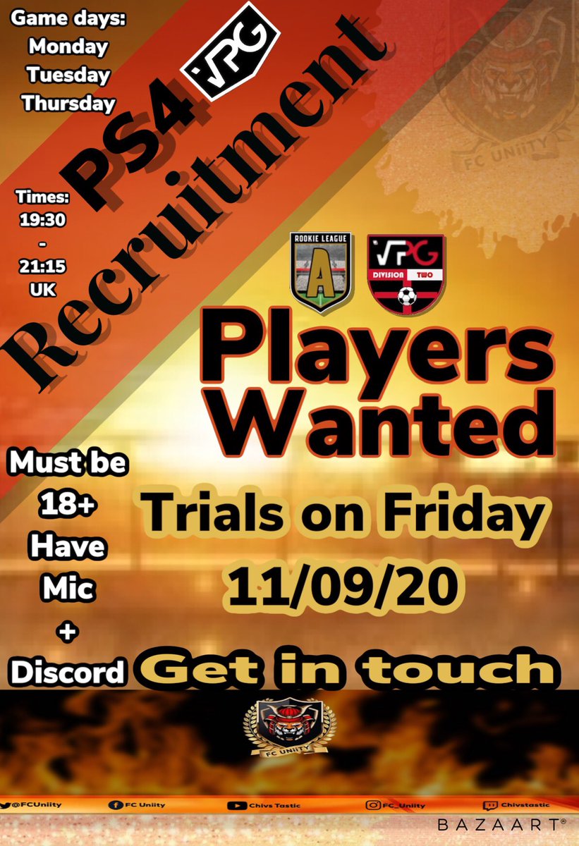 ⚽️ Give us a shout ⚽️

Retweets appreciated 👍

<a href="/ProClubs_Drive/">ProClubs_Drive</a> <a href="/VPGPlayerHub/">VPG PlayerHub</a> <a href="/ProClubsRTs/">ProClubsRTs</a> <a href="/S6_trialhouse/">S6 Trialhouse | #proclubs</a> 
@Freeagent_ps4 @ProClubsHub_ <a href="/ClubsAgent/">Pro Clubs free agent zone</a> <a href="/OfficialVPG/">Virtual Pro Gaming</a>