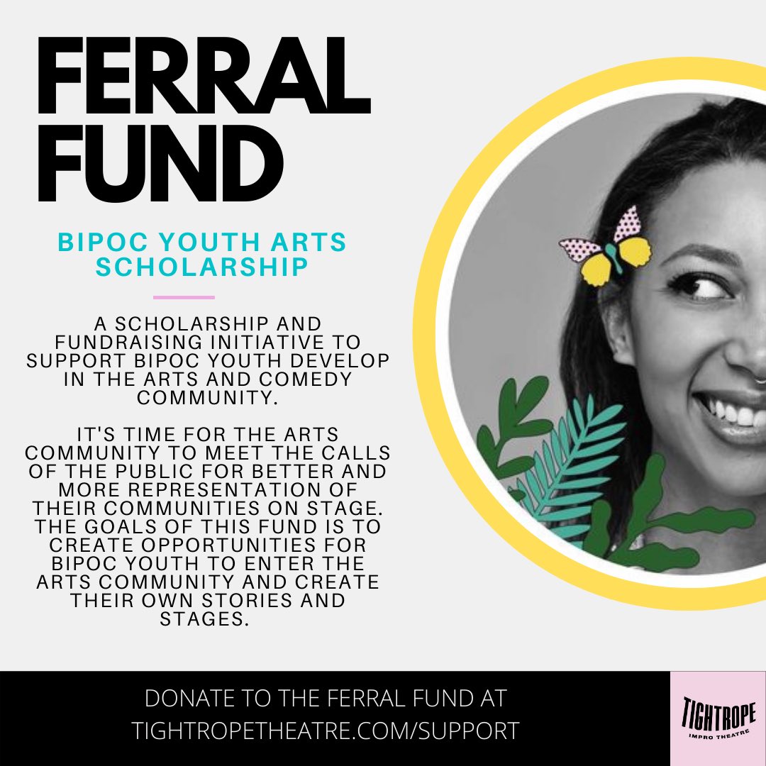 We are so proud to be partnering with Ashlee Ferral to produce her programs Girl Party and Girl Power (info coming soon). In the meantime - donate to The Ferral Fund, a BIPOC Youth Arts scholarship created by Ashlee. @CBCVancouver @VancouverSun @MyVancouver @VIAwesome