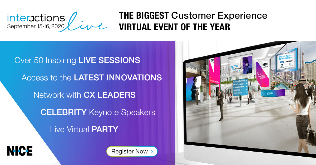 windsortanner's tweet image. #NICEi20Live is less than 1 WEEK away! Join us for the opportunity to:

BE INSPIRED by our keynote speakers

GAIN ACCESS to the latest innovations 

NETWORK with CX leaders

HAVE FUN at our virtual party with Alanis Morissette! 

Register &amp;gt;&amp;gt;
okt.to/pnSLhe