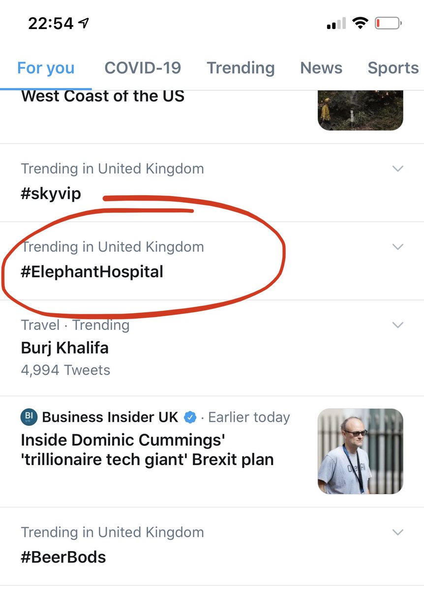 MaverickTV's tweet photo. Delighted to see Elephant Hospital trending in twitter. Catch up on @My5_tv https://t.co/Ya1nUKgC37