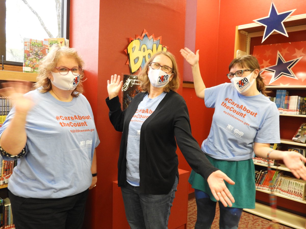 RILibrary's tweet image. Here at Rock Island Public Library our staff members are making the QC count! Head to 2020Census.gov right now to do the same! #WorktoGetCounted #MakeILCount #ILCountMeIn2020