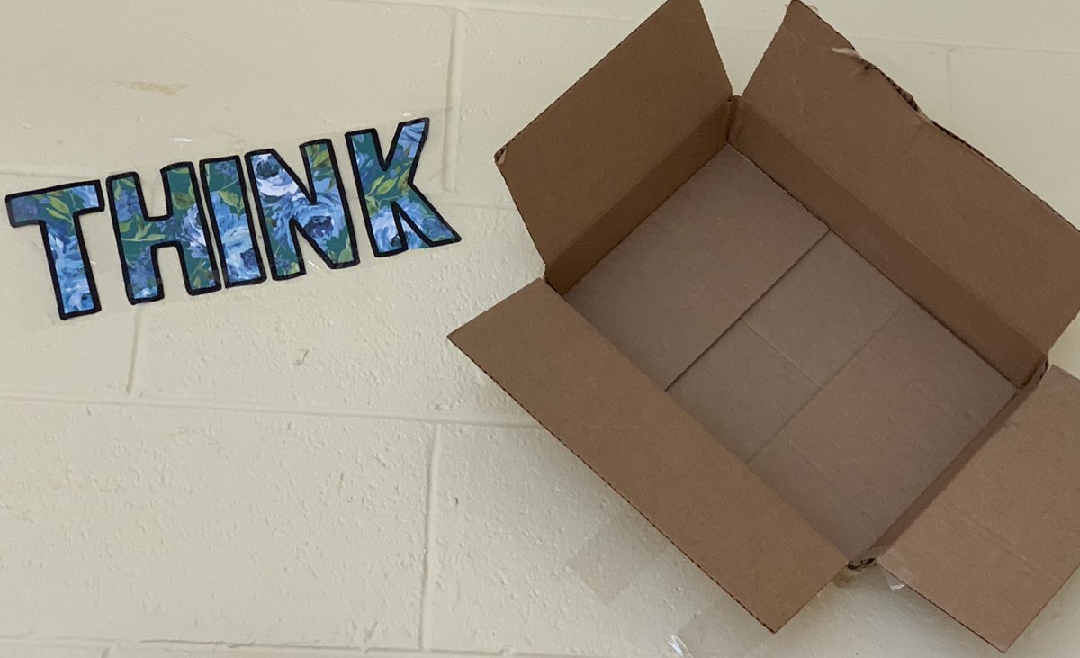 EncarnacionMrs's tweet photo. Welcome back to school, students! #amazingthingshappenhere when you #thinkoutsidethebox !! https://t.co/1eIjF393Nd