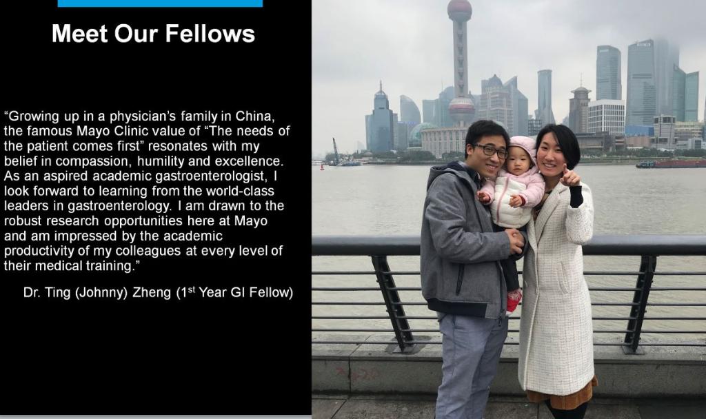 MayoClinicGIHep's tweet photo. Introducing @JohnnyTingZheng who is a 1st Year GI Fellow who wants to tell you what it was that attracted him to do his #gastrenterology training @MayoClinic https://t.co/YRXA8edukq