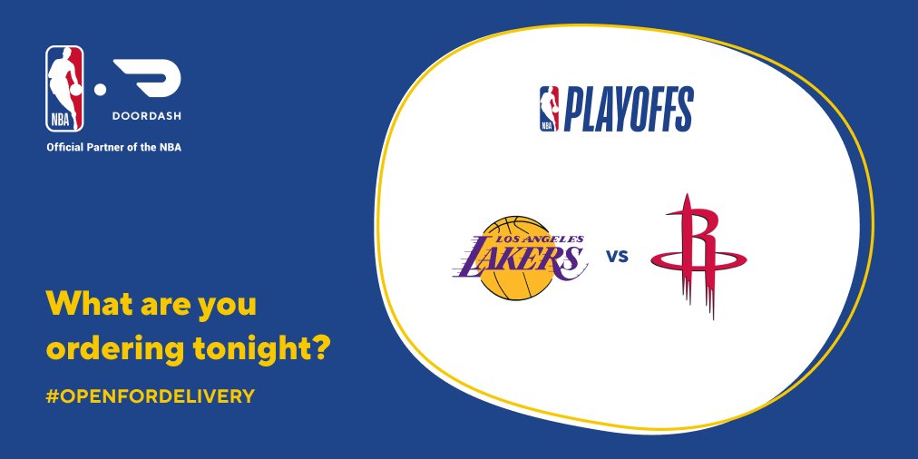 DoorDash's tweet image. Order a milkshake to keep cool because this game on @TNT at 7:00pm ET is going to be 🔥! #OpenForDelivery