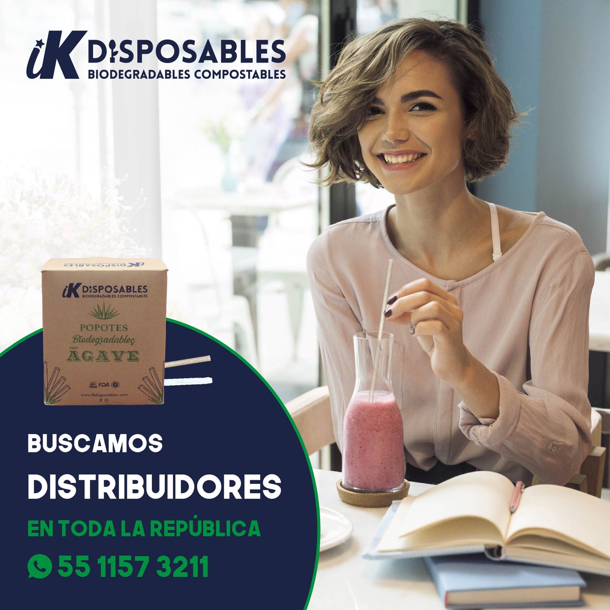 ecokuppa's tweet photo. ¡Conviértete en un distribuidor de popotes IK Disposables! 😎😎
Ofrecemos a todos nuestros clientes una alternativa sustentable con popotes de agave que no se doblan ni pierden sus propiedades. ¡Ayudemos a disminuir el impacto ambiental! 😄😄
👉 💻 https://t.co/aVNJbBzgaw https://t.co/oLF3zOPGHd