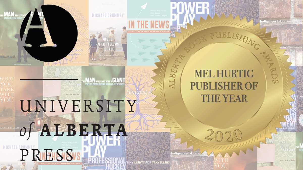 UAlbertaPress's tweet photo. "We’re nothing without the authors who put their trust in us and allow us to be the stewards for their words and the defenders of their intellectual property. I want to thank all of them, past, present, and future." 2/4
#authors #ABBooks #ABShortlist2020 https://t.co/4nabgWS6Mu