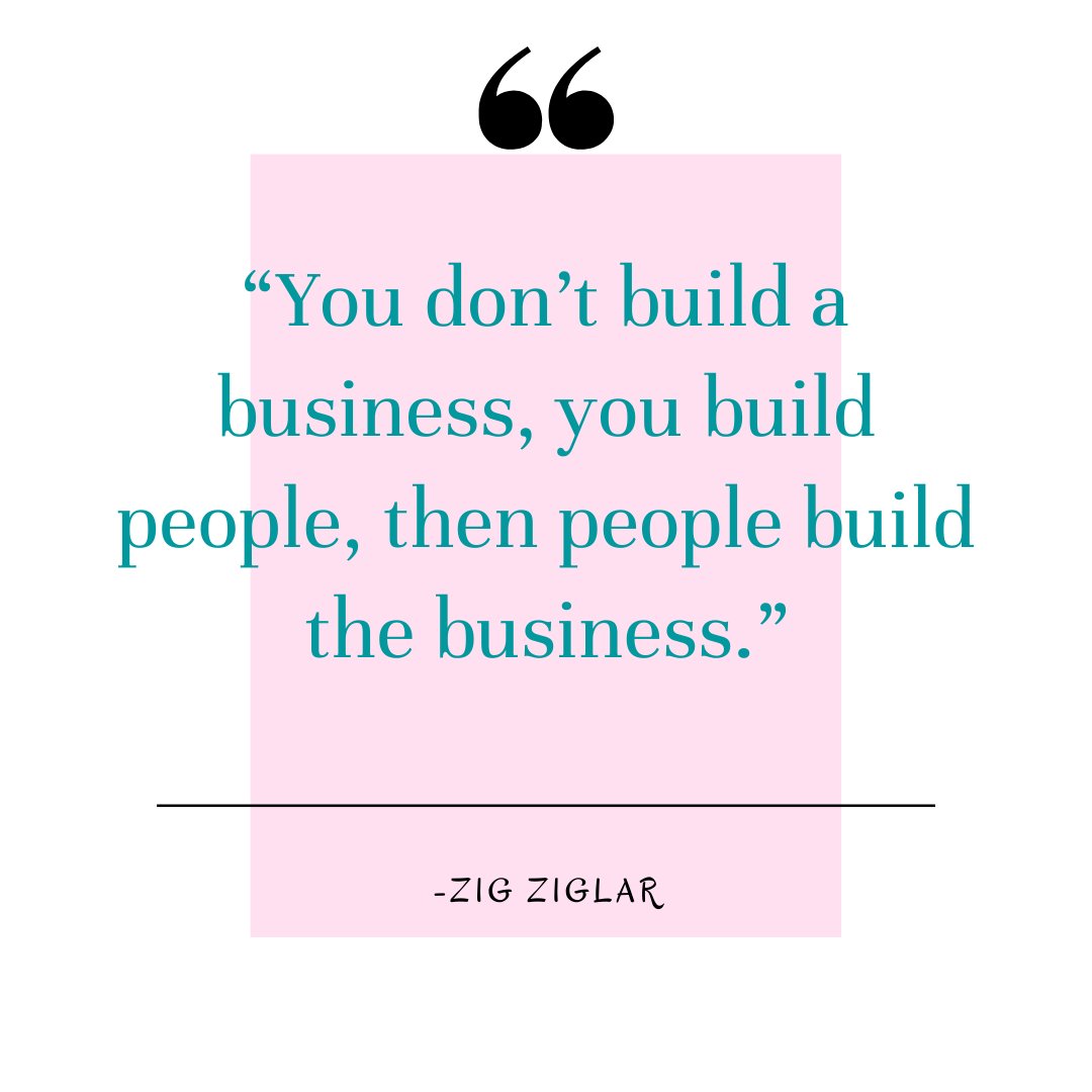 lucelynkroiss's tweet photo. “You don���t build a business, you build people, then people build the business.”
-Zig Ziglar https://t.co/OJ6RvQRnDK