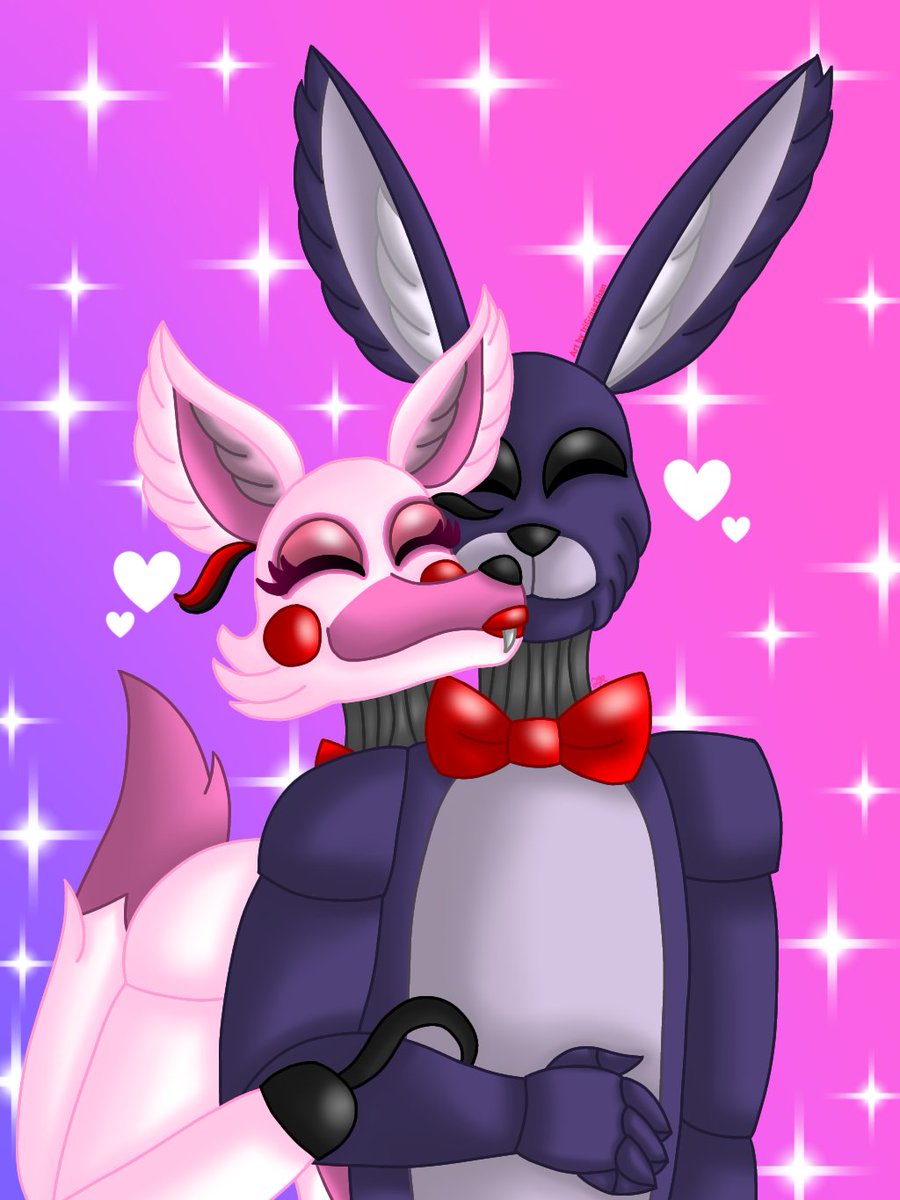 "I swear Bonnie and I make such an adorable couple."(Not sure who...