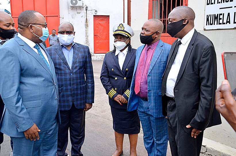 DonatBagula's tweet photo. Ai accompagne ce 10 sept min Transports @DMazenga pour lancement controle identification et inspection des ports prives en RDC #transportsRDC @DBagula https://t.co/6238S2jnQN