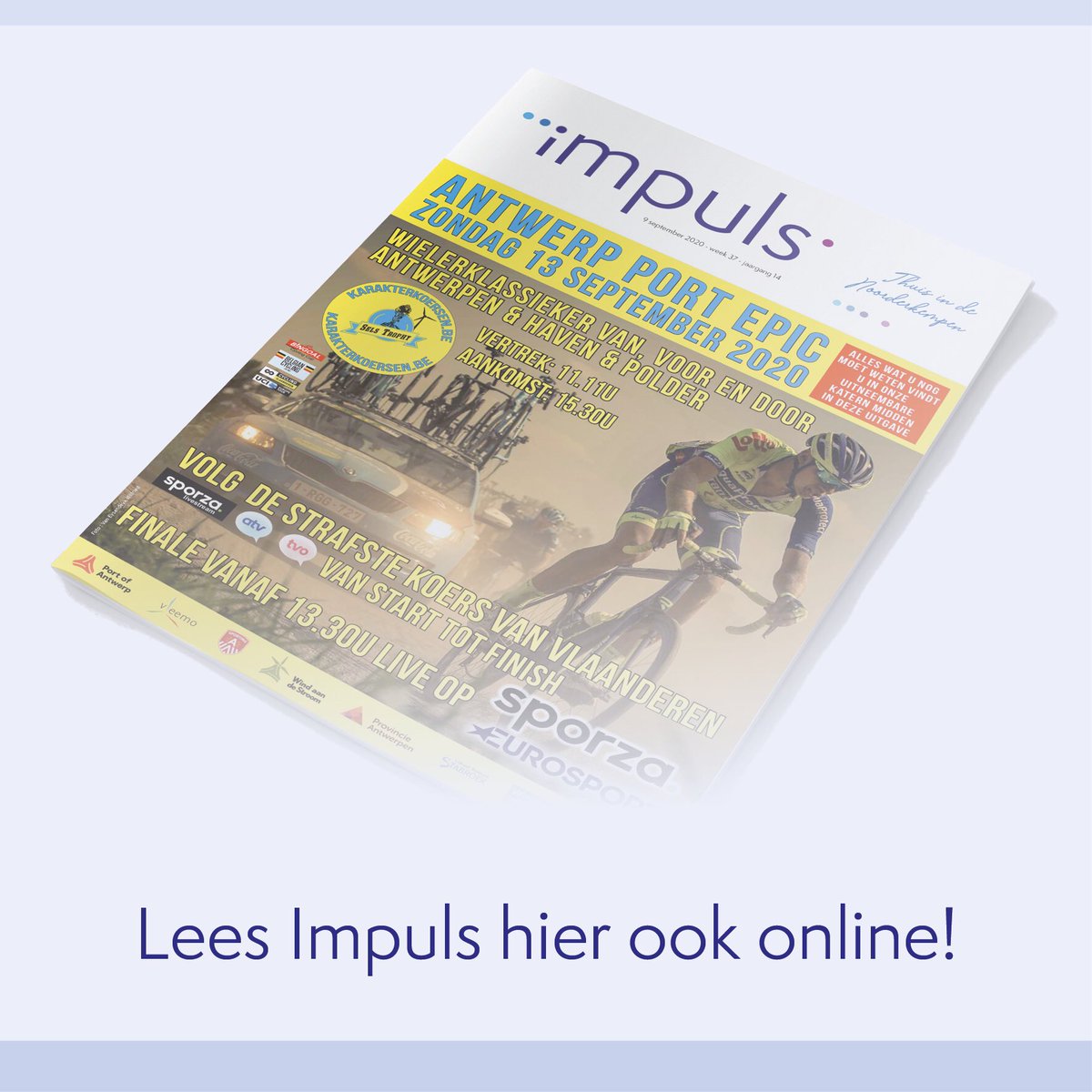 Impuls_be's tweet photo. Lees jouw favoriete #weekblad @Impuls_be nu ook #online!

https://t.co/FyZJQvF7ev https://t.co/BWFIxHOmiY