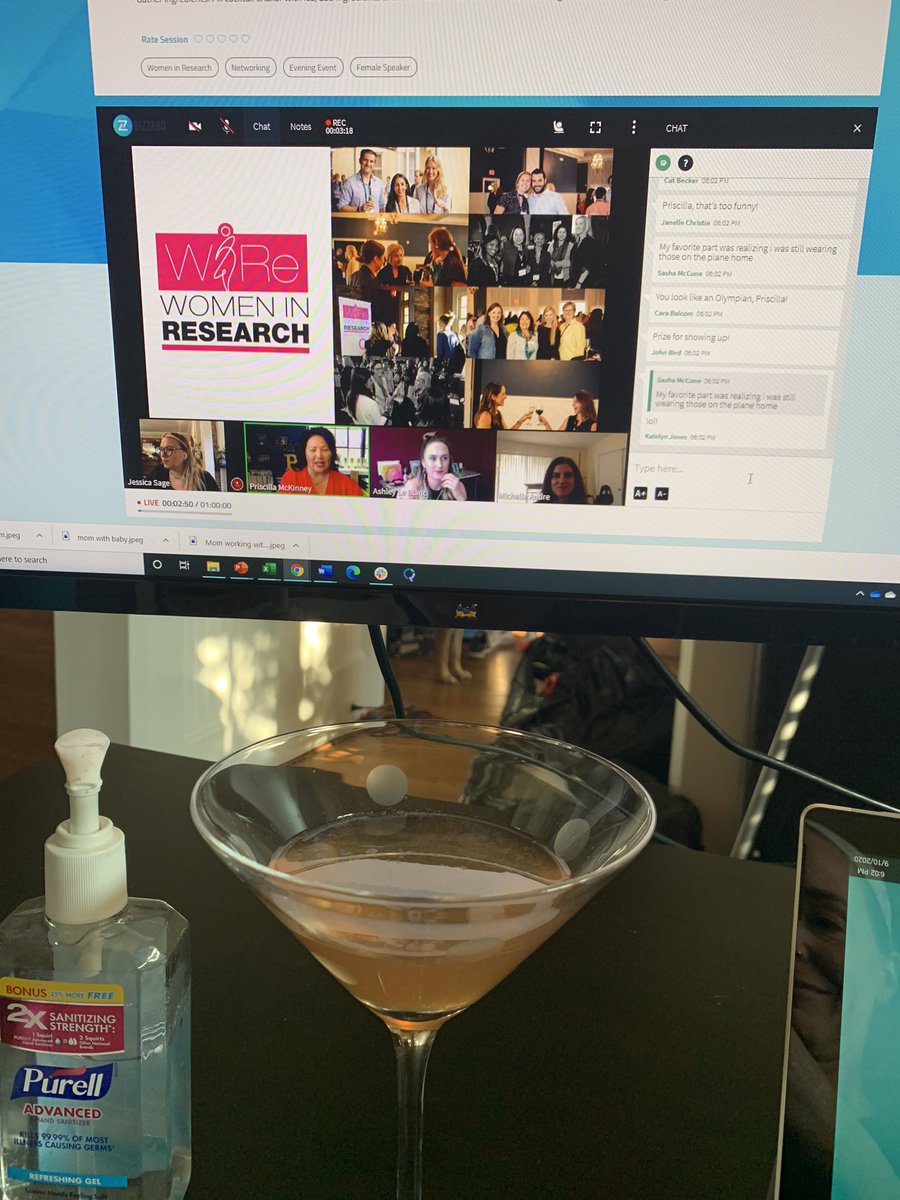 Loving our virtual Happy Hour at #IIEX with <a href="/LittleBirdMktg/">Little Bird Marketing</a>!! #MRX #MarketResearch #WomeninResearch