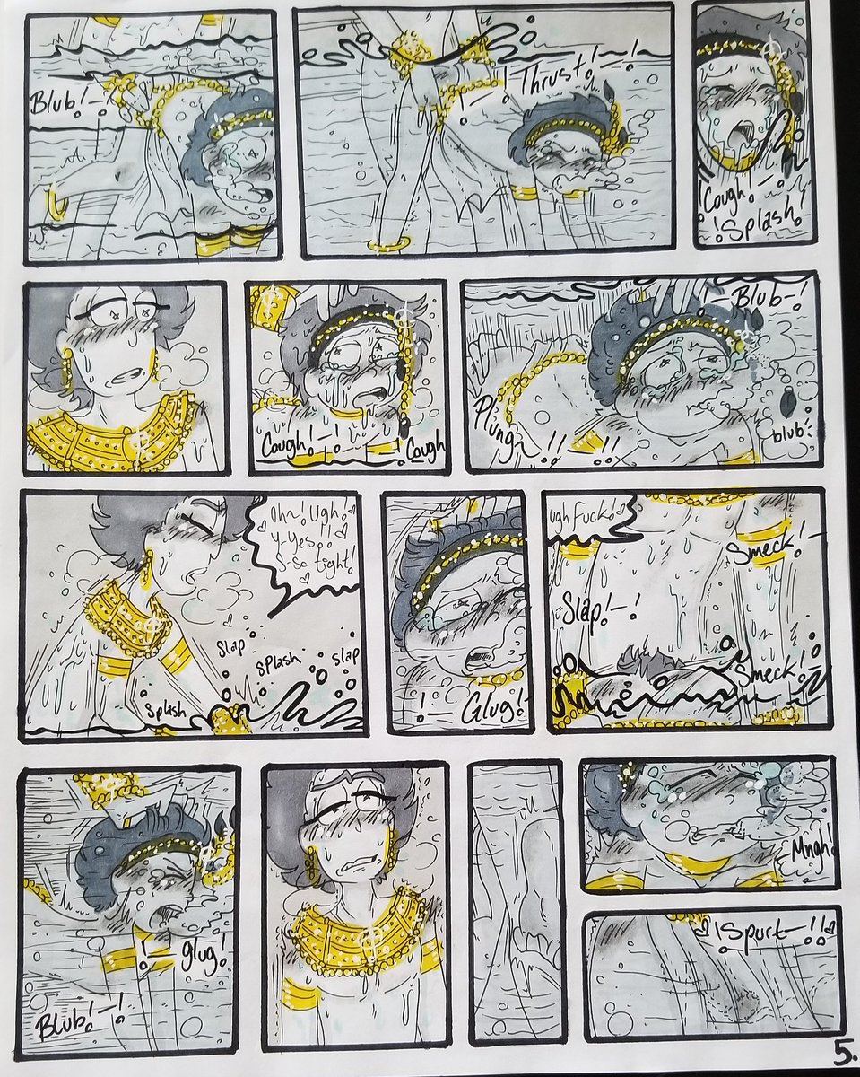 KowaiSnail's tweet photo. #CleopatRick #RAMnsfw #SlaveMorty #EgyptionRick
Pages 5 & 6 https://t.co/CmwhAyggNs