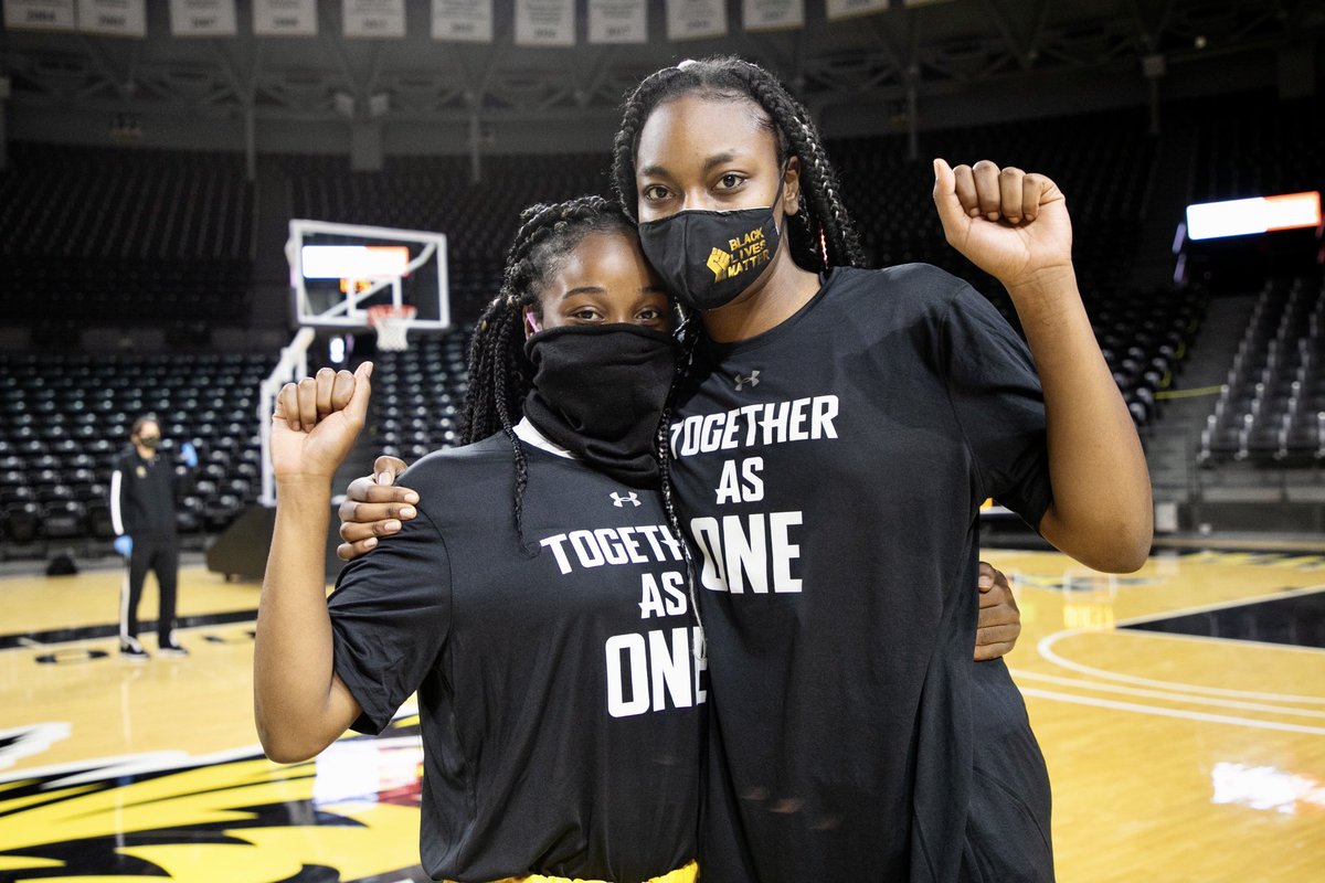 .<a href="/GoShockersWBB/">Wichita State Women’s Basketball</a> stands #TogetherAsONE with the hope of affecting change in our society.