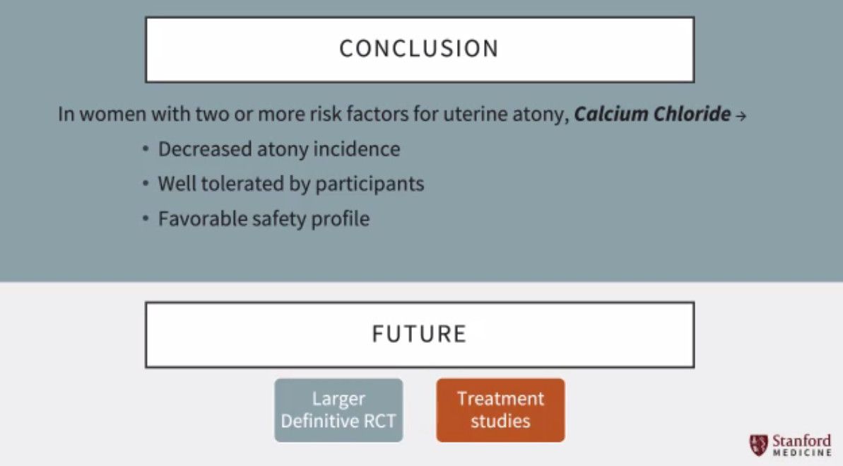 emilysharpe's tweet image. For #SOAPAM2020 @neil_kalariya discussing &quot;Calcium chloride for the prevention of uterine atony during high risk cesarean delivery: A randomized clinical efficacy and safety study&quot;

#Obanes