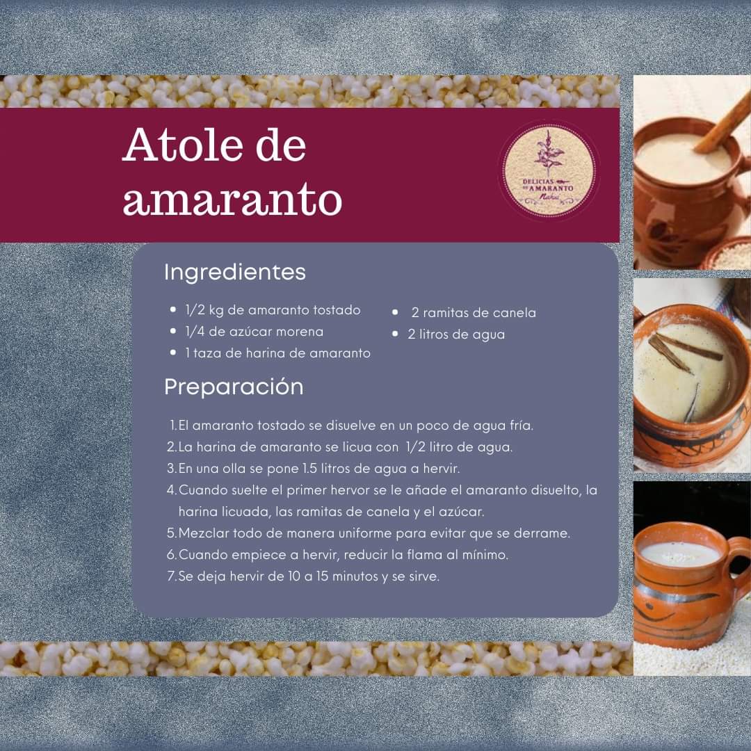 amaranto_deli's tweet photo. #Recetas #Delicioso 

Te recomendamos esta receta super fácil para estos días de #frió 🥶
#Disfruta de un rico Atole de #Amaranto 🤤🤩
Visita nuestra tienda en linea en:https://t.co/znTureGwhi y conoce nuestras #Super #Promociones de #Septiembre Cada día mas #Amarantosos &amp; #vegan https://t.co/FAXmQlKgv5