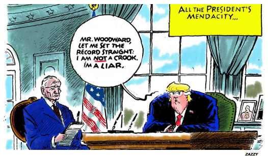 Actually Mr Impeached President, you are both and we all know it, including the corrupt people who protect you for any consequences for your lies and criminal activities.