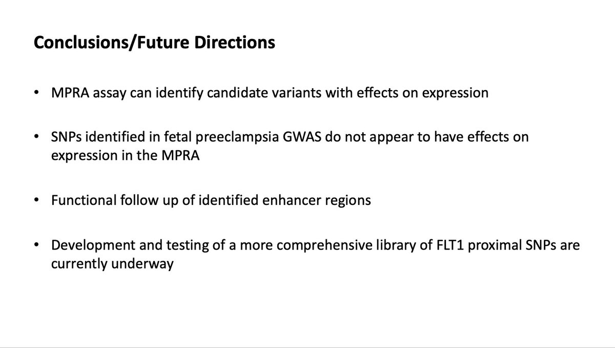 SOAPHQ's tweet image. #GertieMarx #3 - David Combs #SOAPAM2020 - identification of fetal genetic variants associated with FLT1 transcription and preeclampsia
