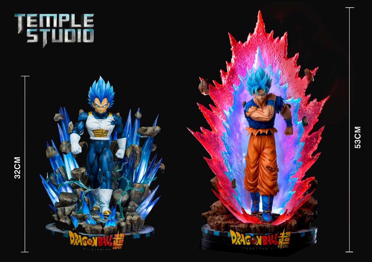 #TempleStudio – Goku SSJ Blue
- 240 € sin contar los gastos de envío!
- Escala 1/6
- Tamaño: 53 cm, 31 cm, 27 cm
- Opción original y opción kaioken
- Tiene luz LED en la base
- Viene con monedas de oro numeradas
- Lanzamiento: Q4 2020
- PO abierto!

#DragonBallSuper #GokuSSJBlue