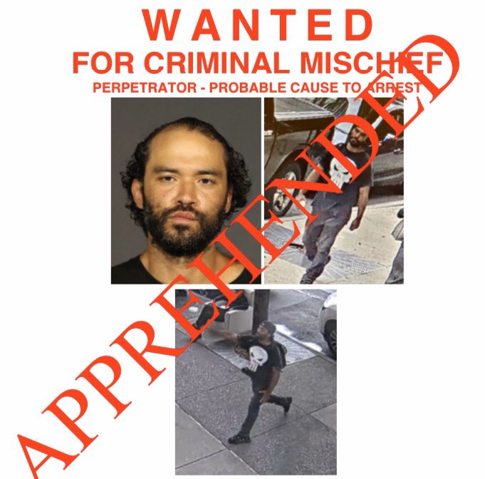 NYPD20Pct's tweet photo. Great job by our very own eagle eyed Neighborhood Coordination Officers Etter and  Solis! While on patrol today in the #2️⃣0️⃣Pct, they recognized this perpetrator from his Wanted Flyer and arrested him without incident before he could strike again.  #ItsWhatWeDo https://t.co/A285qW0WnB