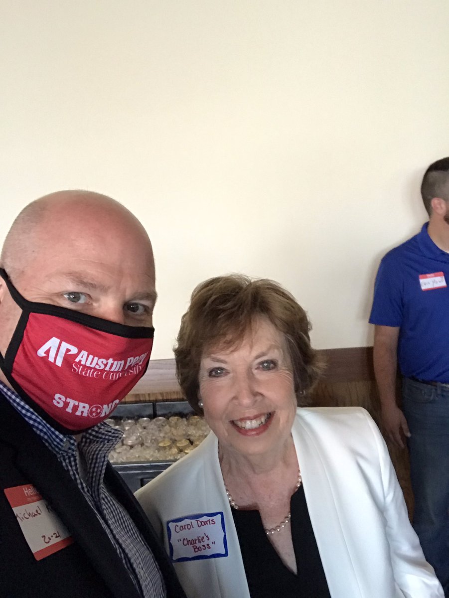 Hanging out with Carole. #leadershipclarksville