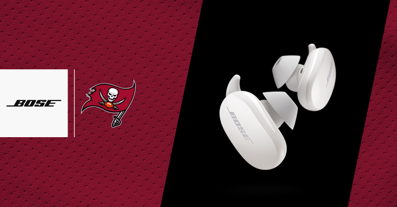 Buccaneers's tweet photo. Feel the joy Krewe, football is back! RT for a chance to win the new @Bose QuietComfort earbuds.

#Kickoff2020 #BoseEarbuds

Rules ➡️ : https://t.co/alcPGv8M2m https://t.co/AT3Uu8ufLs