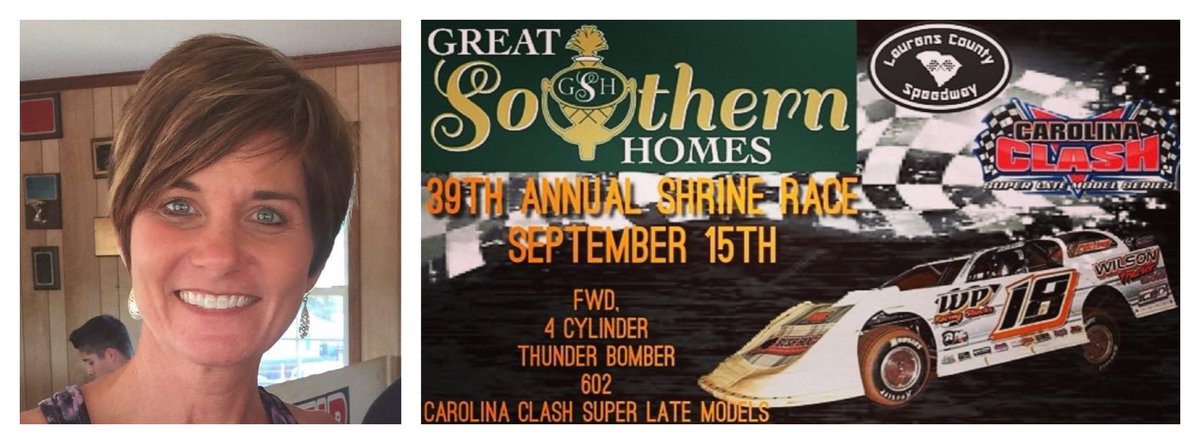 PRNAtTheTrack's tweet photo. Hear Brandi Hurley @SpeedwayLaurens co-promotor on our show at https://t.co/fI4KotRLHw, broadcast radio stations, the PRN app &amp; iTunes https://t.co/FfWY5CwzSm