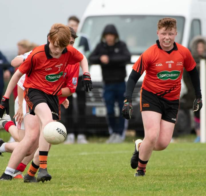 MayoNaomh's tweet photo. Hard luck to our U14s who gave it everything this evening in the North Mayo Final against @BelmulletGaa. 
@MayoNaomh  want to wish them the best of luck in the County Semi final

And thank you to Angela kelly for taking some great snaps as always https://t.co/1qeQEdqLMs
