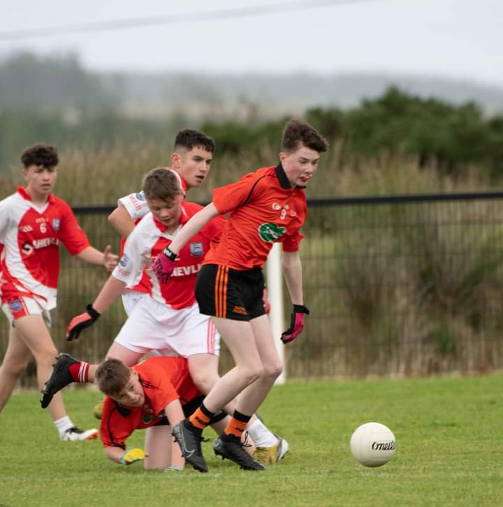 MayoNaomh's tweet photo. Hard luck to our U14s who gave it everything this evening in the North Mayo Final against @BelmulletGaa. 
@MayoNaomh  want to wish them the best of luck in the County Semi final

And thank you to Angela kelly for taking some great snaps as always https://t.co/1qeQEdqLMs