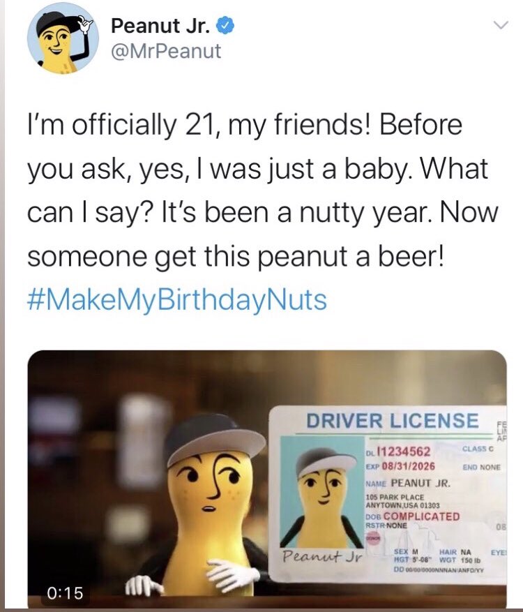 will_hird's tweet photo. Peanut Jr about to have depression and anxiety and be tweeting “RT if ur alone AGAIN tnite” soon enough 😩😩😩 https://t.co/13GJKMiJjU