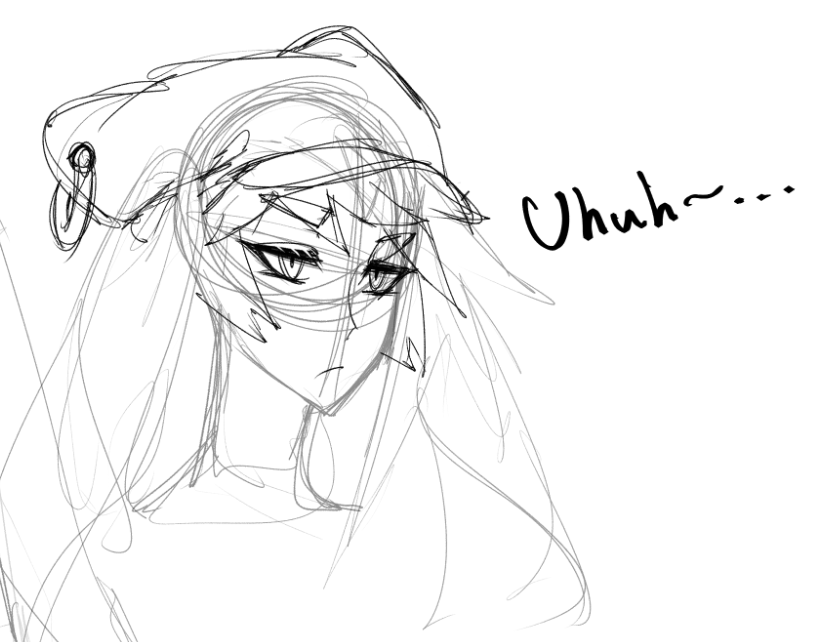 some sketchy doodles, in the back while I'm in my commission cave 